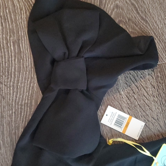 🖤 Cute CeCe Bow Sleeve Black Dress - New with Tags 16W - Picture 3 of 13